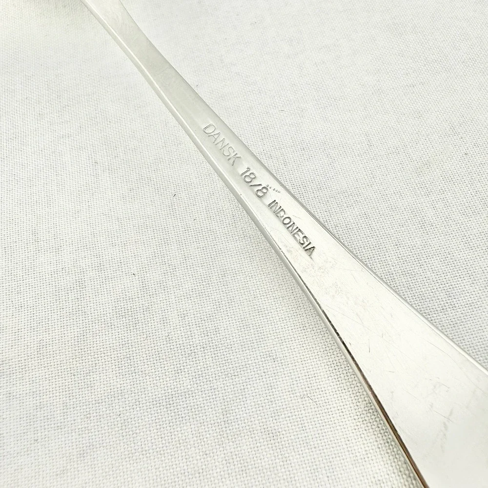 Dansk Silhouette Stainless‎ Place/Oval Soup Dinner Spoon 18/8 Indonesia 7.25